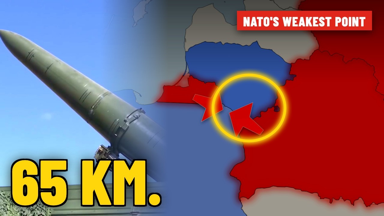 65 KM That Could Start WW3: NATO's Weakest Point (Mapped)