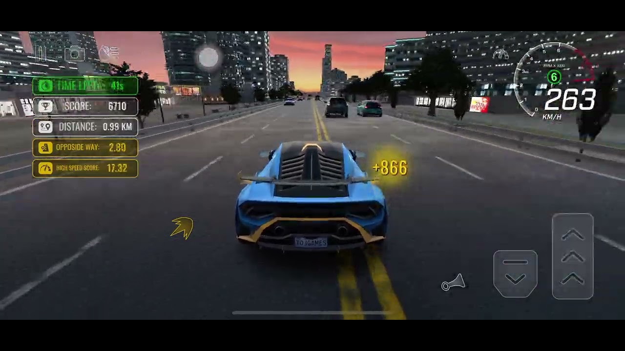 Traffic Racer Pro: Car Racing (Time Mode) High Score 19,184 points