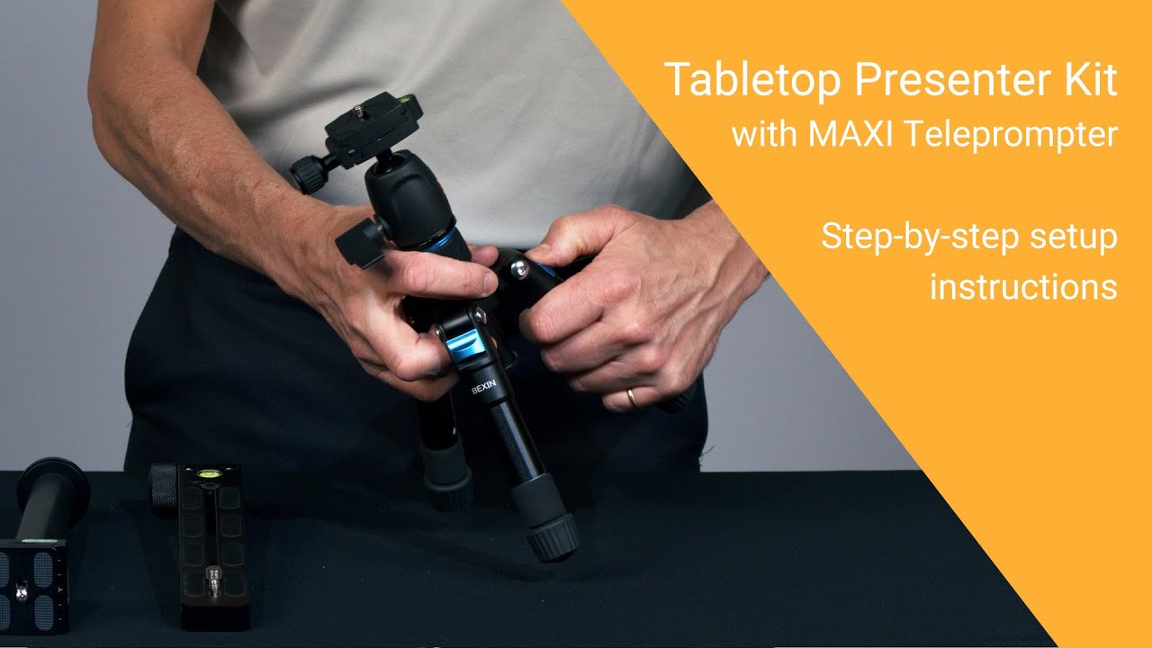 Tabletop Presenter Kit Maxi quick start video