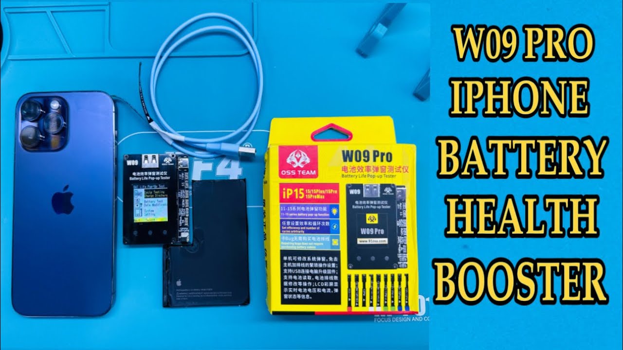 How boost iphone battery health | W09 Pro V3 programmer