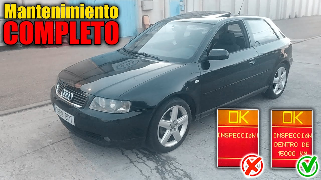 Audi A3 8L | Mantenimiento COMPLETO + RESET SERVICE tu MISMO!.