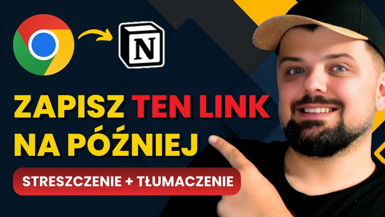 N8N #10: Kliknij i przeczytaj później – automatyczne streszczenie i zapis w Notion (AI workflow)