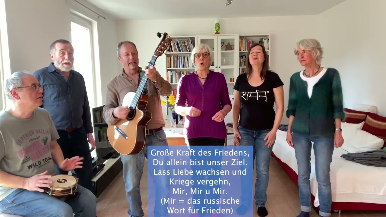 Singen für Frieden in der Ukraine - Katharina & Wolfgang Bossinger und FreundInnen, 27.02.2022