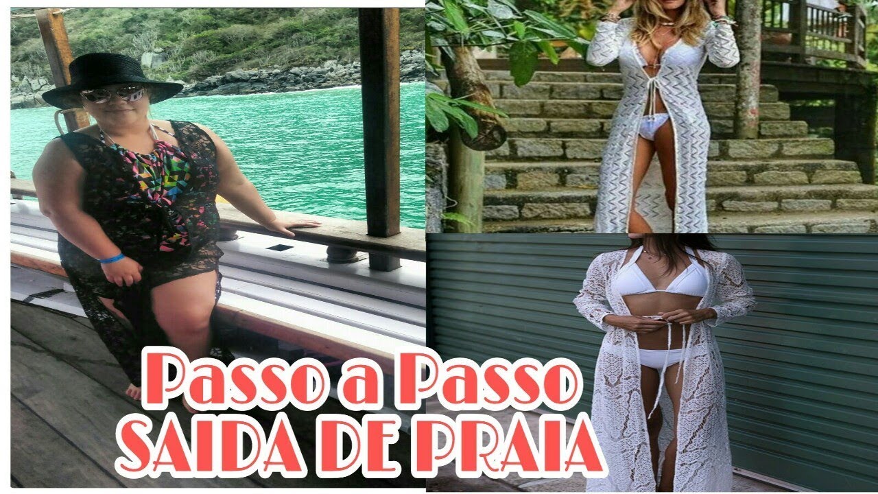 SAIDA DE PRAIA COM RENDA MODELO SEREIA LONGA| COMO FAZER  EM 7 MINUTOS