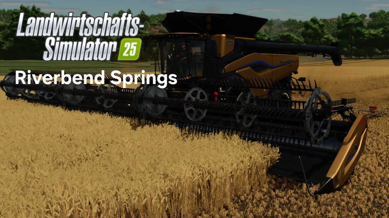LS25 Riverbend Springs #15| Ernten mit dem Größten Mähdrescher der Welt NEW HOLLAND CR11