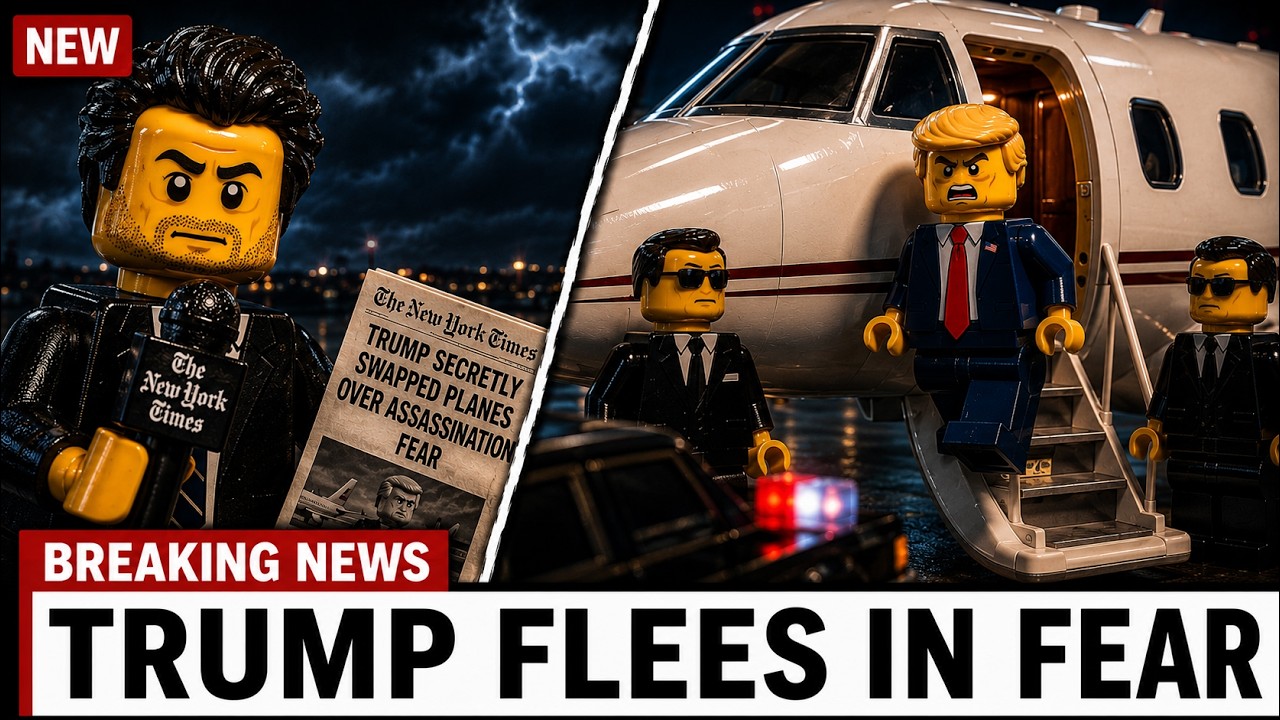Trump SECRETLY Swapped Planes Over Assassination Fear | Lego Animation