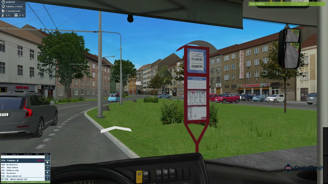 Simt Simulator lina 22 Hlavní nádraží-Poliklinika-Hlavní nádraží