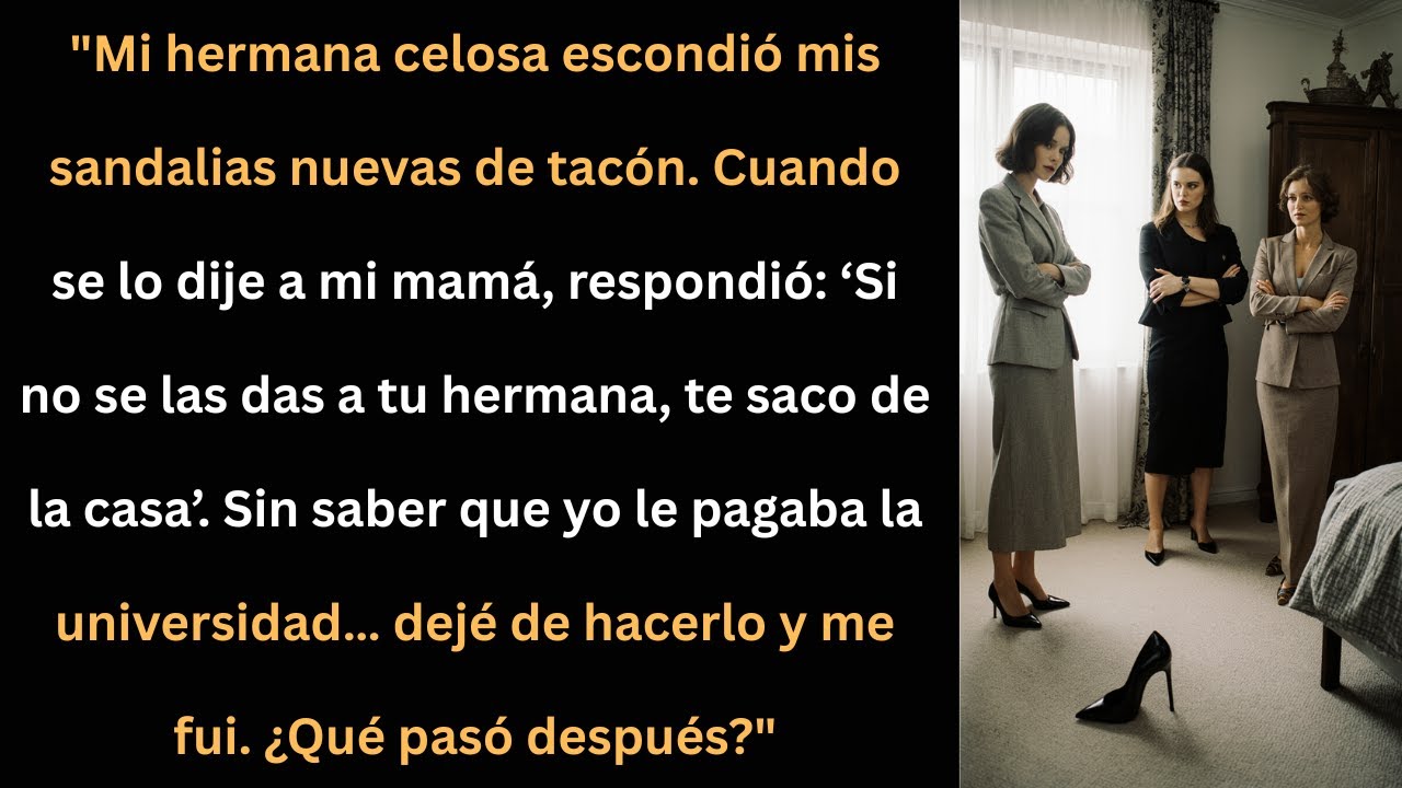 Mi hermana escondió mis tacones, mi mamá me obligó a dárselos… Dejé de pagar su universidad.