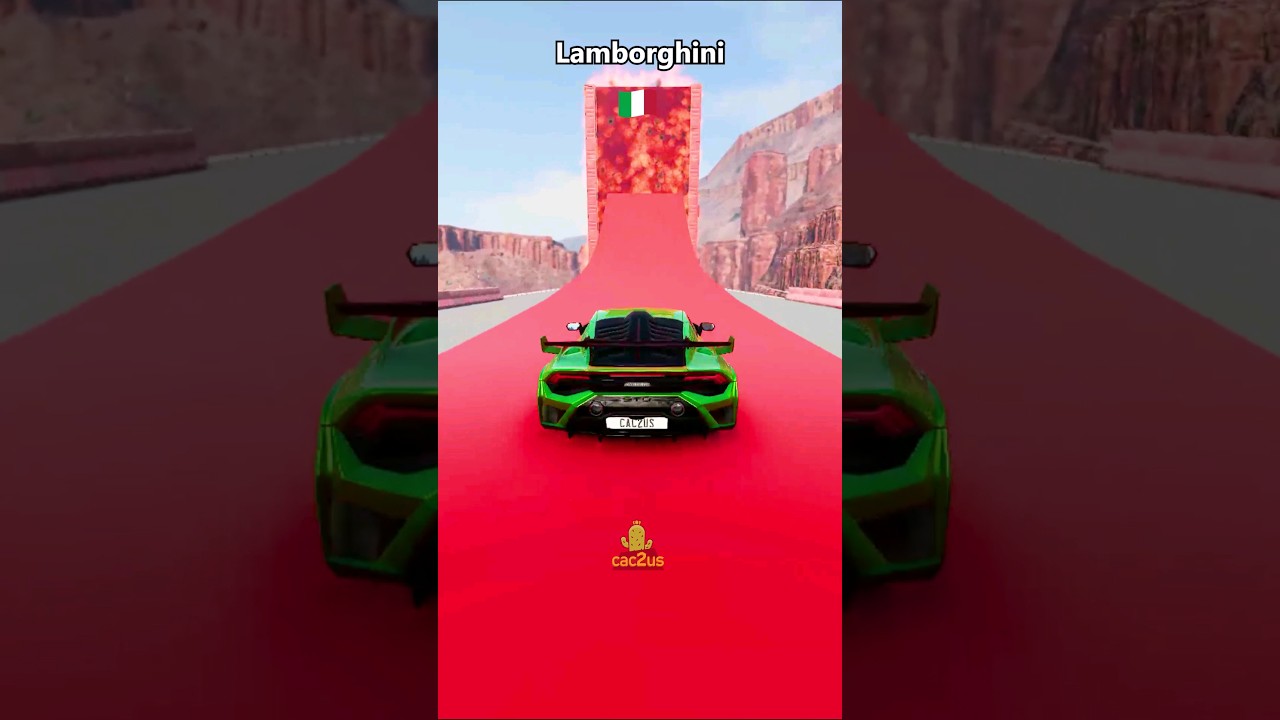 Cars vs Firewall 🚗🔥 BeamNG.drive #beamngdrive #simulator #shorts