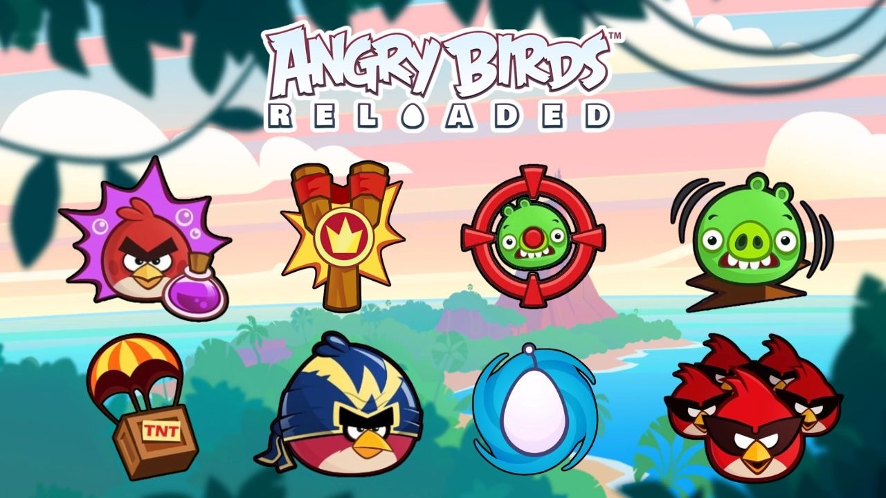Testing Power-Ups on Golden Island! | Angry Birds Reloaded (Stella) Golden Island Power-Ups Showcase