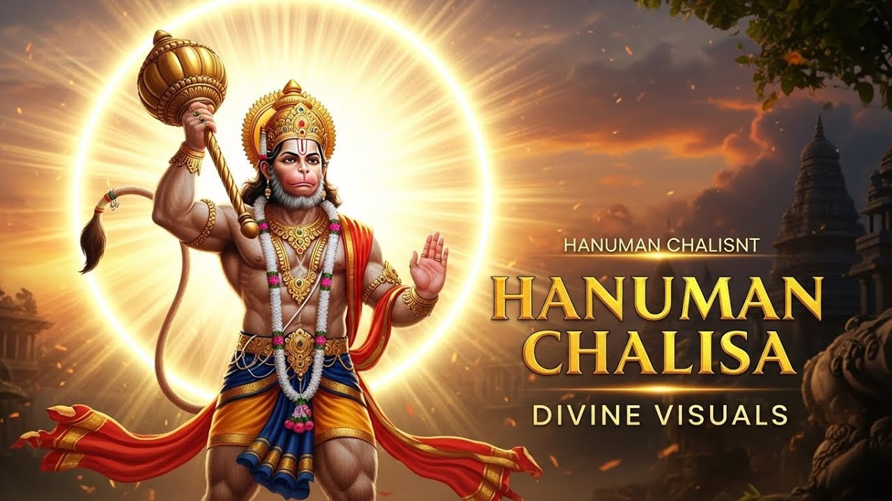 Hanuman Chalisa हनुमान चालीसा with Realistic Ramayana Scenes | Jai Hanuman
