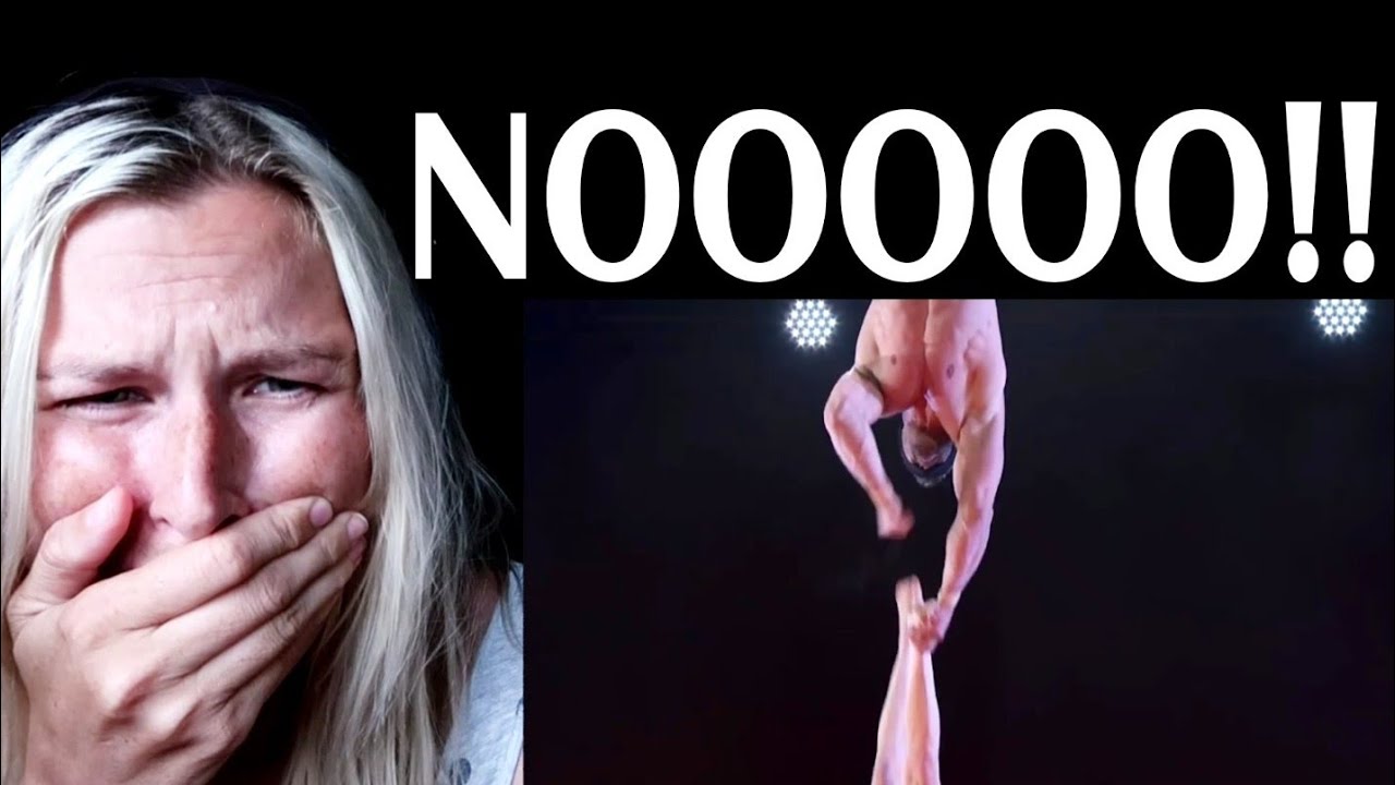 DUO TRANSCEND - TRAPEZE ACT GOES WRONG ( AGT ) | REACTION