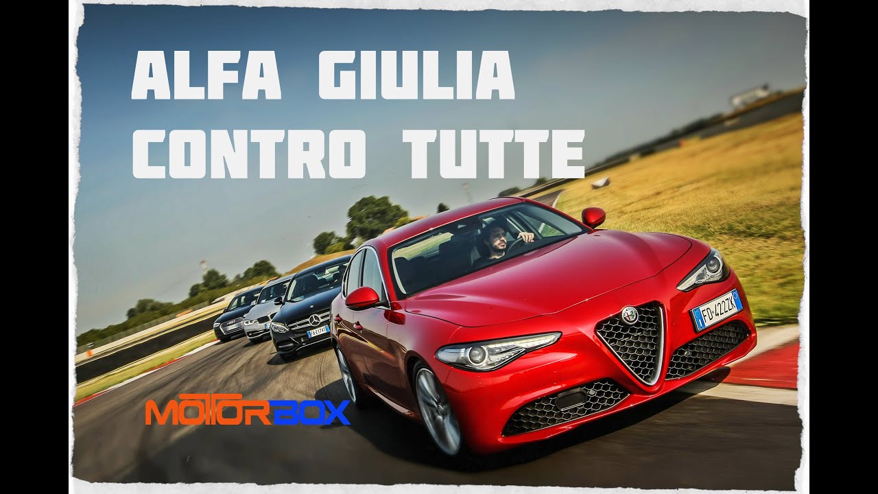 Alfa Romeo Giulia vs BMW Serie 3, Audi A4 e Mercedes Classe C