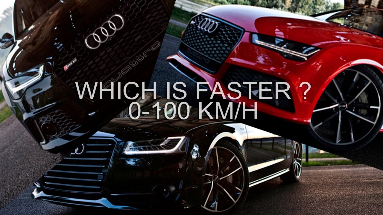 3x605hp smackdown! Which is faster? RS6/7 Performance or S8 Plus (2017)