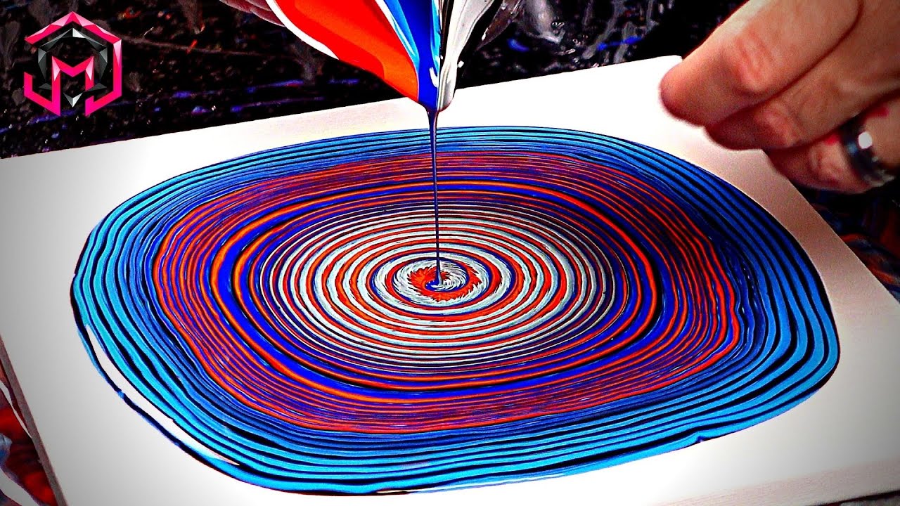 DELICATE and GORGEOUS Split Cup Acrylic Pouring and Fluid Art Therapy