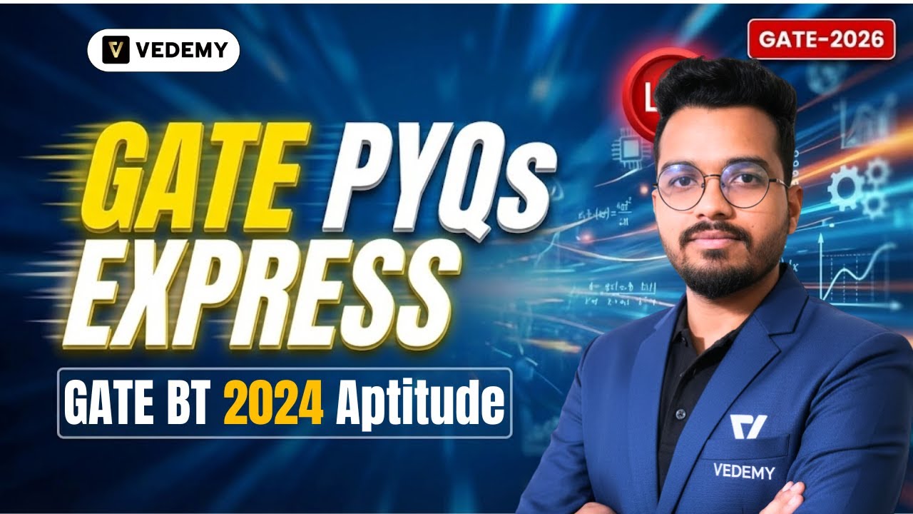 GATE PYQ Express | GATE BT | General Aptitude | 2024 | Er. Ajay Namdeo | GATE 2026 |