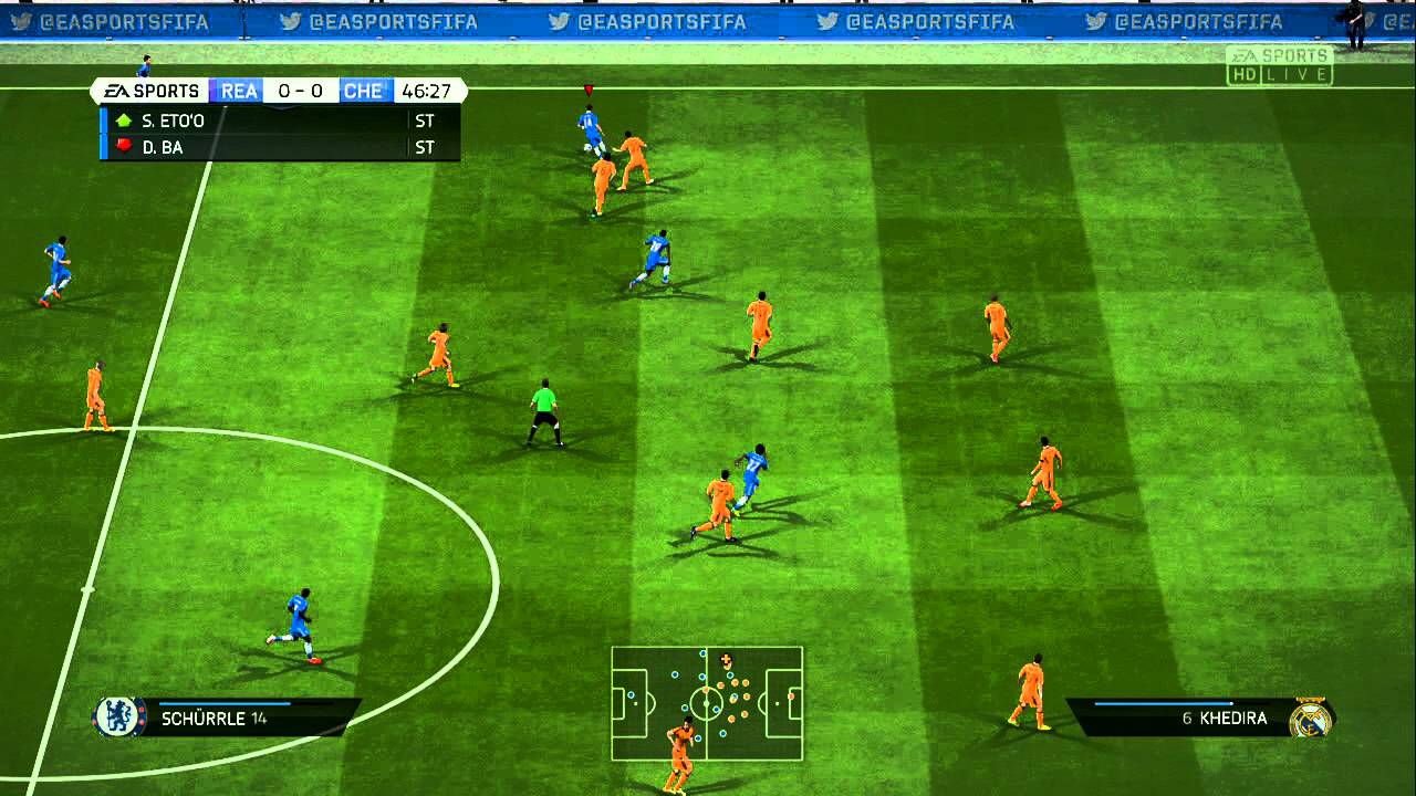 Real Madrid vs Chelsea, FIFA 14