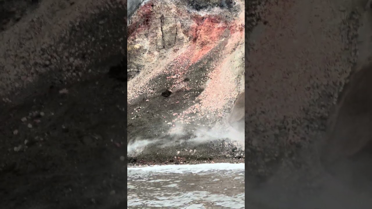 A spectacular phenomenon - the Smoking Hills Northwest Territories