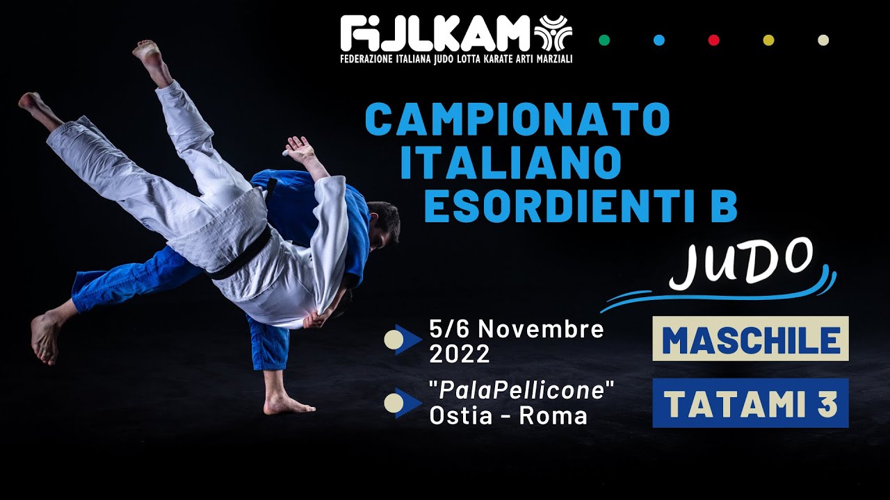 Judo - Campionato Italiano Esordienti B 2022 Maschile - Tatami 3