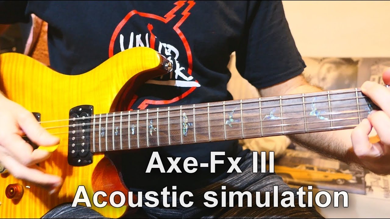 Axe-Fx III acoustic simulation pack