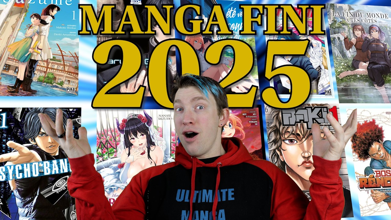 TOUS LES MANGA QUE J'AI FINI EN 2025 !