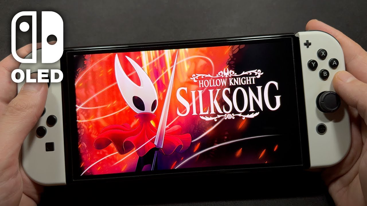 Hollow Knight: Silksong on Nintendo Switch OLED