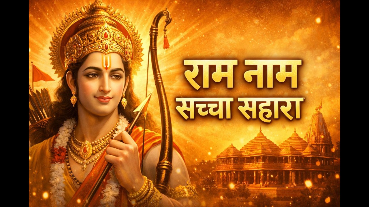 राम नाम ही सच्चा सहारा | Ram Ji Bhajan | मन को शांति देने वाला राम भजन | Shri Ram Bhajan