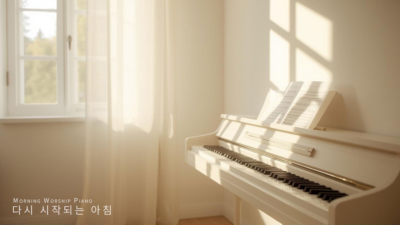🔴 [AI CCM 피아노] 월요일 오전 │ 그냥 틀어두기 좋은 찬양 연주