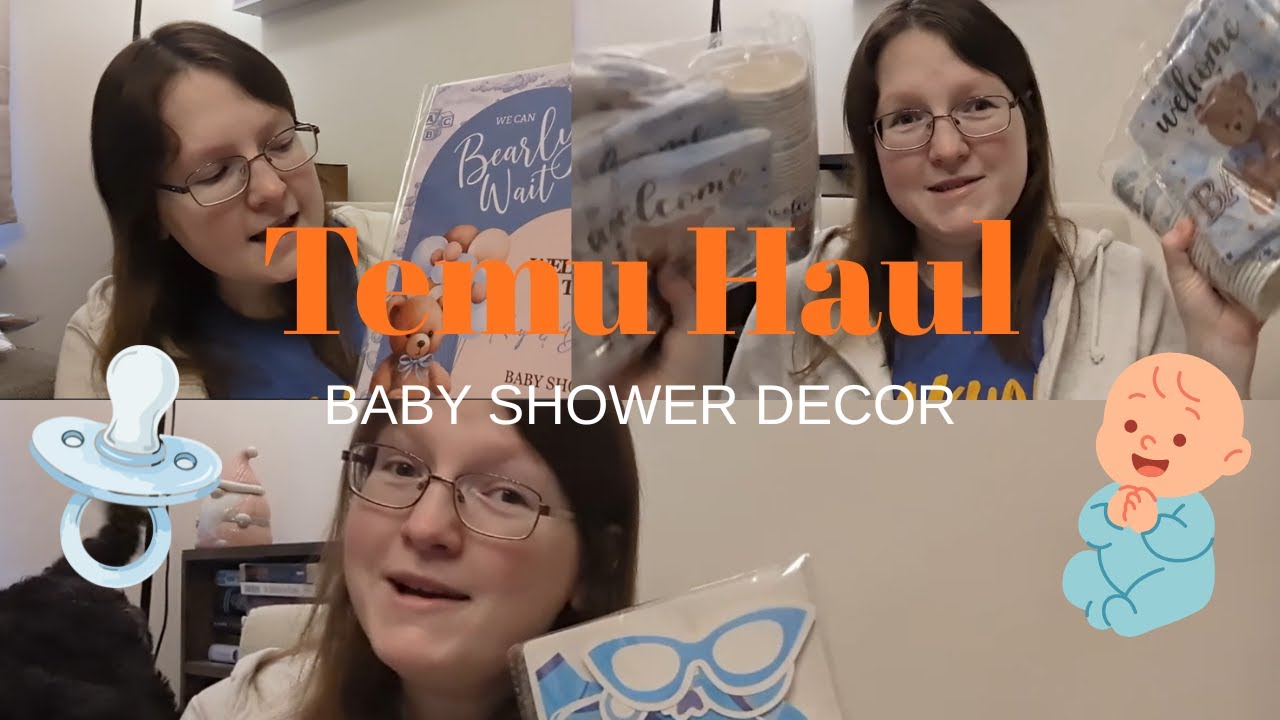 Temu Baby Shower Decor Haul