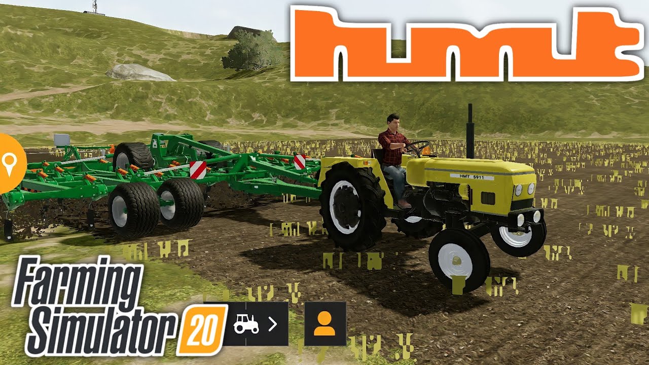 Makar Sankranti Special, HMT Tractor in Farming Simulator 20, FS20 | Timelapse #skullgaming