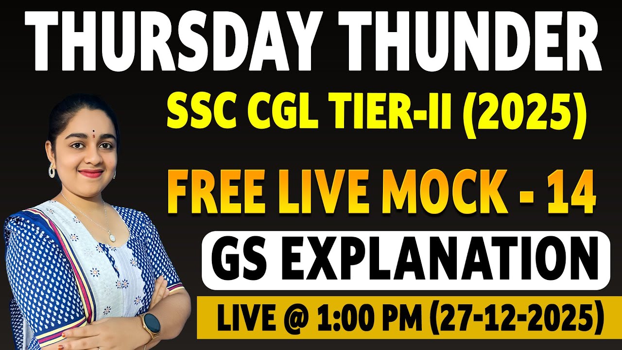 TIER-II ALL INDIA LIVE MOCK-14 GS EXPLANATION BY TANUJA MADAM || EVEREST COACHING POINT