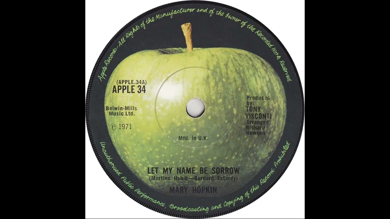 UK New Entry 1971 (136) Mary Hopkin - Let My Name Be Sorrow