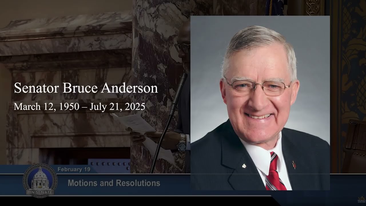 Remembering the Life and Legacy of Senator Bruce Anderson