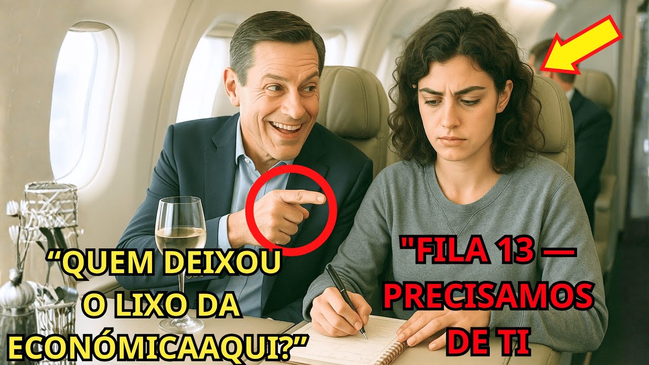 Ela Era Apenas uma Piada na Fila 13—Até o Avião Começar a Cair de 35.000 Pés