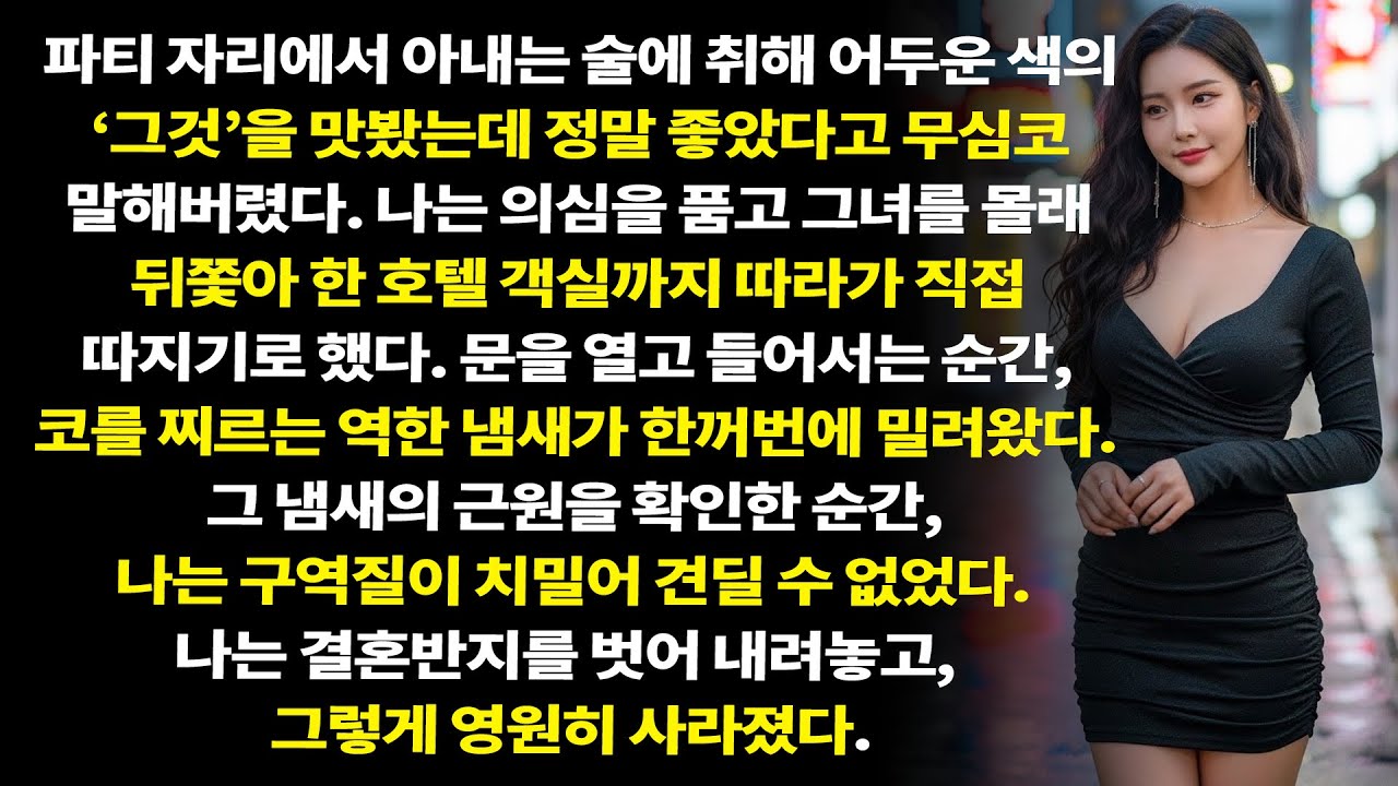 아내는 내가 전혀 모르는 사이 외도를 저질렀다. 나는 이혼 소송을 제기한 뒤, 흔적도 없이 사라졌다.