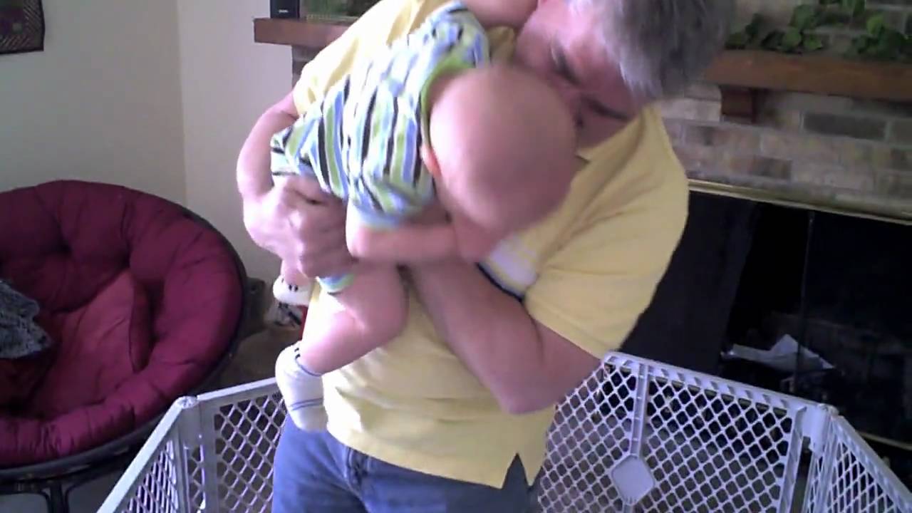 Aiden 4-5-10 - Playing with Grandpa Mercurio