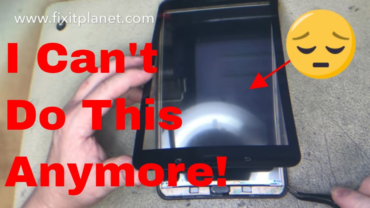 Galaxy Tab E SM-T377A Screen Repair From Start To Finish.