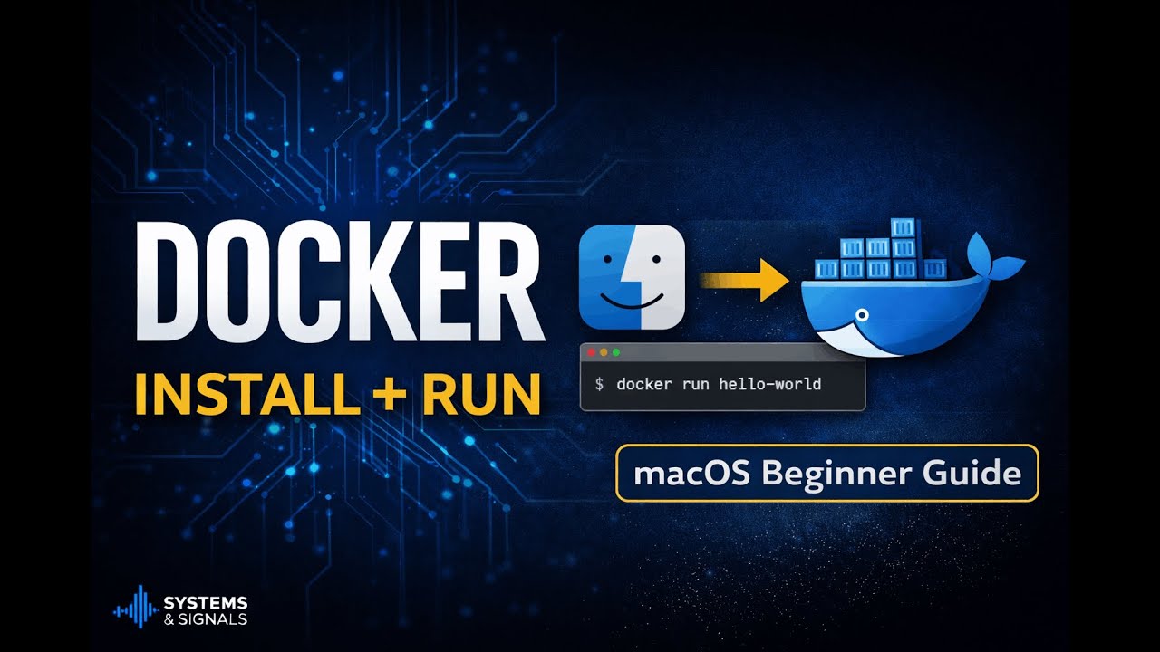 Install Docker on macOS + Run Your First Container (Beginner Guide)