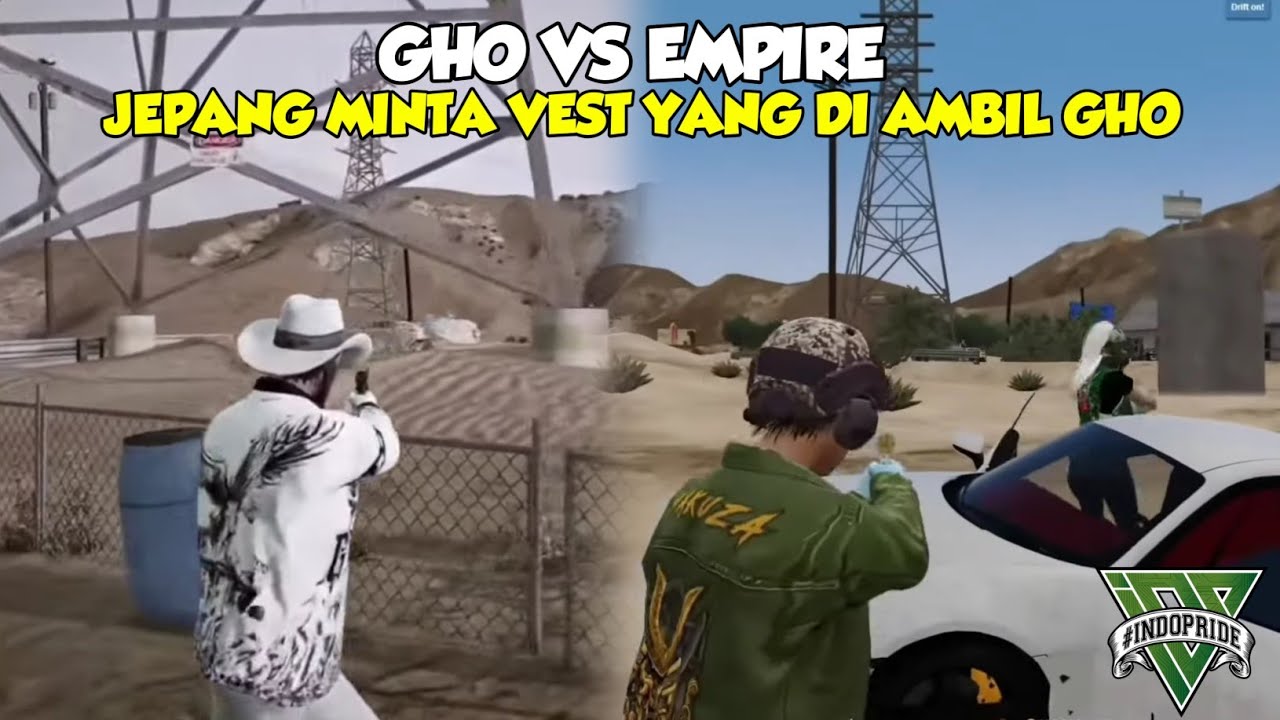 JEPANG MINTA VEST YANG DI AMBIL GHO #GHOGANG #EMPIREIDP #INDOPRIDERP 