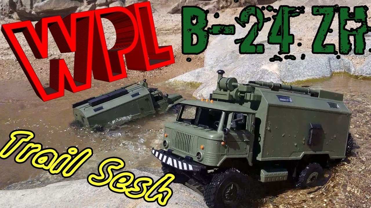 WPL B24 ZH out for an adventure with the B16 and B36.
