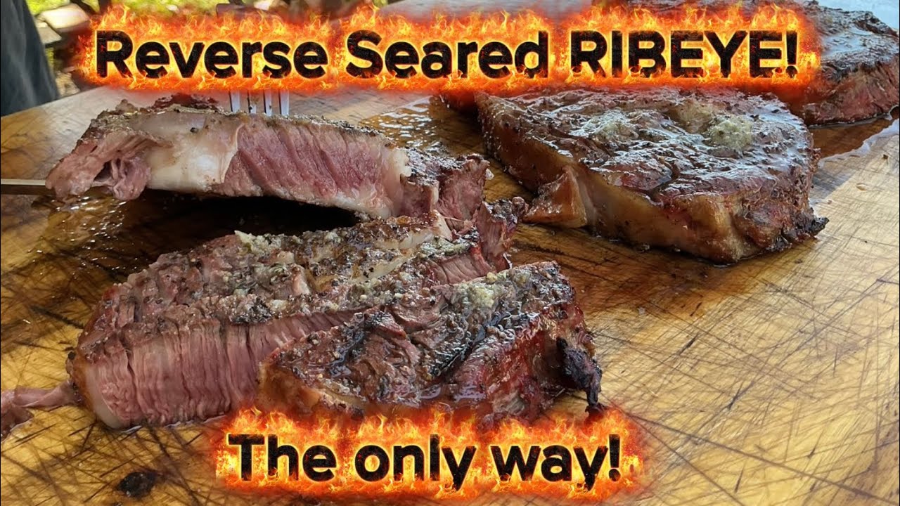 Reverse searing that Ribeye steak!