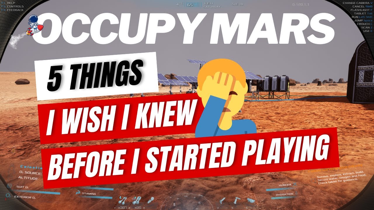 Occupy Mars - 5 things I wish I knew before playing