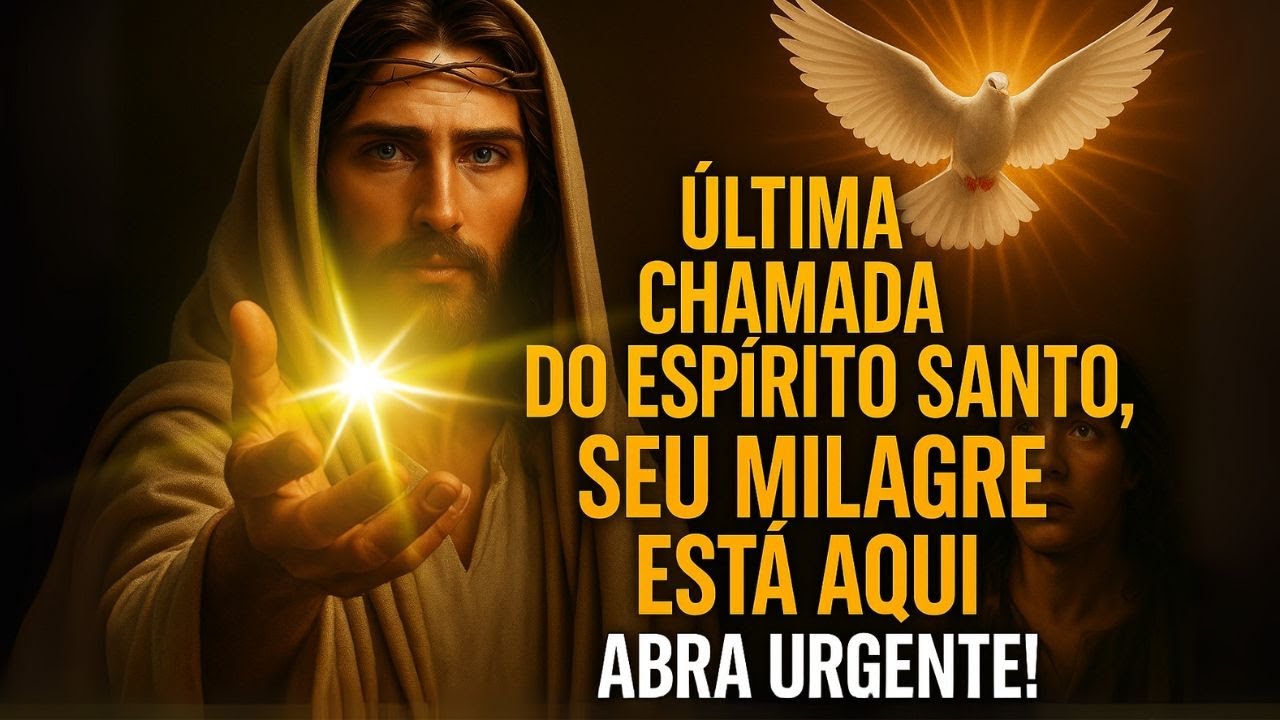 🚨 FILHO, O ESPÍRITO SANTO CLAMA URGENTE POR VOCÊ! ABRA AGORA!