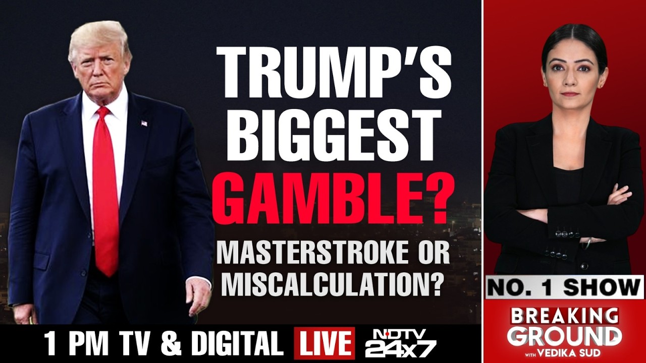 US Strikes Iran LIVE | Trump Warns Iran | Trump's Biggest Gamble In Middle East | Breaking Ground