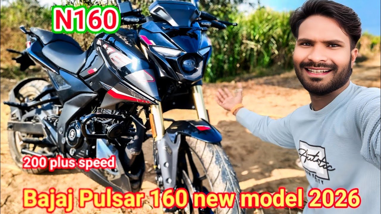 Bajaj Pulsar N160 Bike 🏍 TOP MODAL 2026 double disc brake only 200 speed