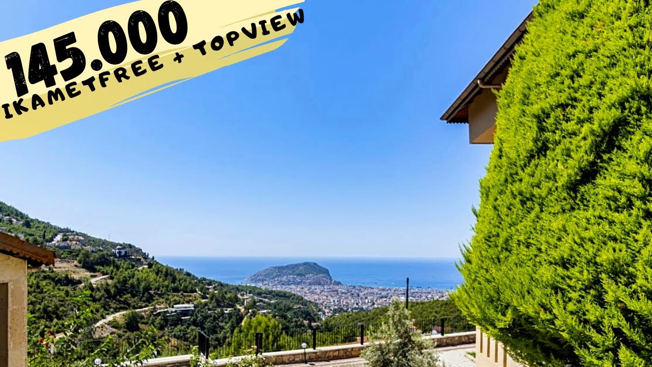 #307 Panoramaausblick auf die Stadt von Alanya | TOP View und TOP Preis - Ikametfrei #alanya