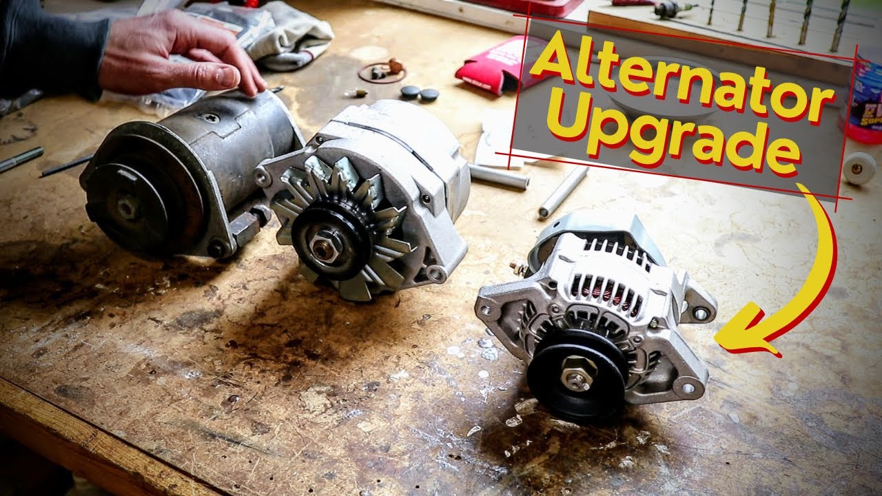 Upgraded Triumph TR4 Alternator Swap DIY - Suzuki Denso Alternator Swap