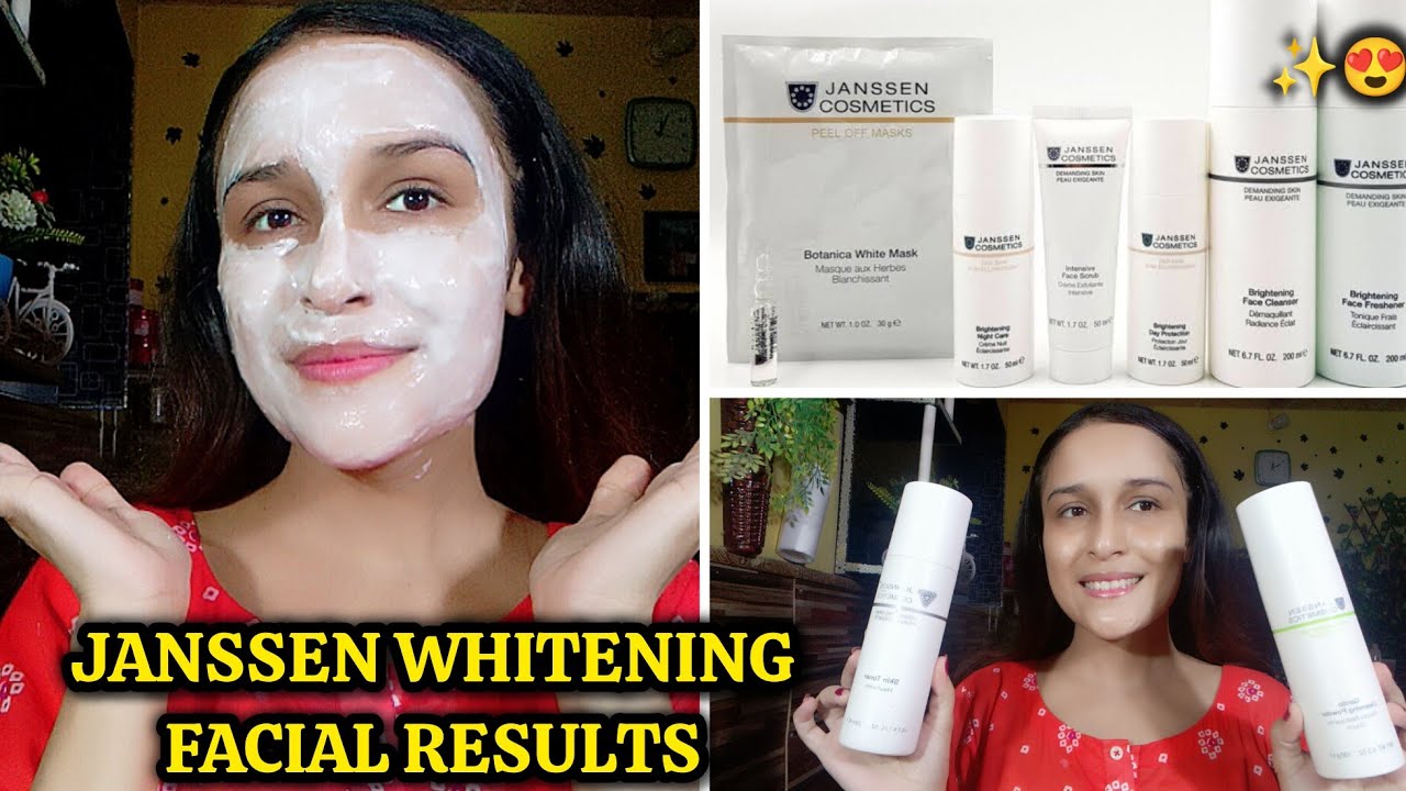 *JANSSEN WHITENING FACIAL* ~ Step By Step 👍||  SALOON LIKE METHOD AT HOME😍 