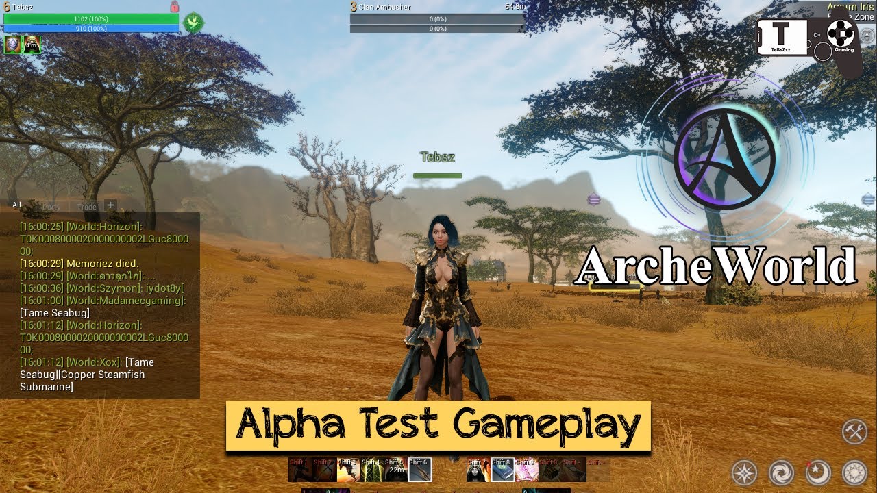 ArcheWorld Gameplay AlphaPass Test