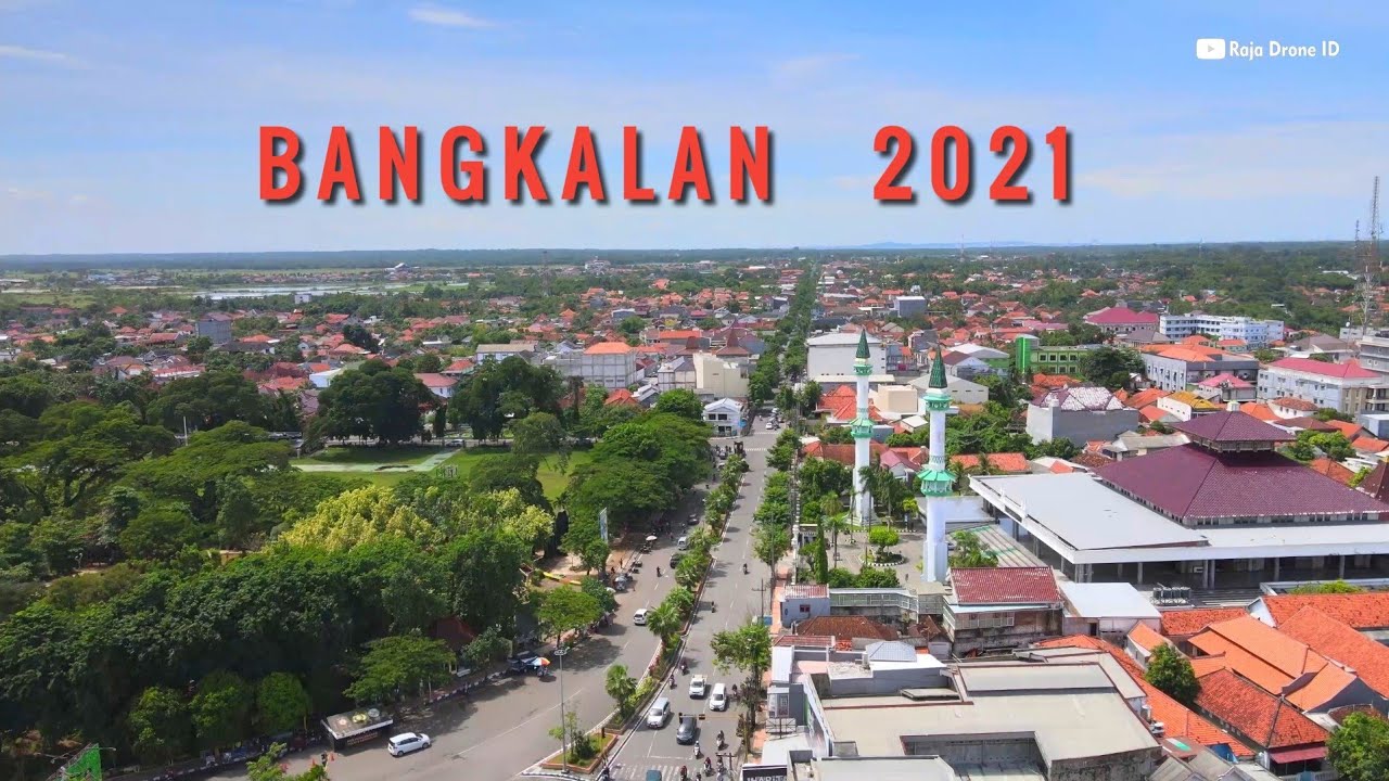 Drone View Kota Bangkalan Madura Jawa Timur 2021